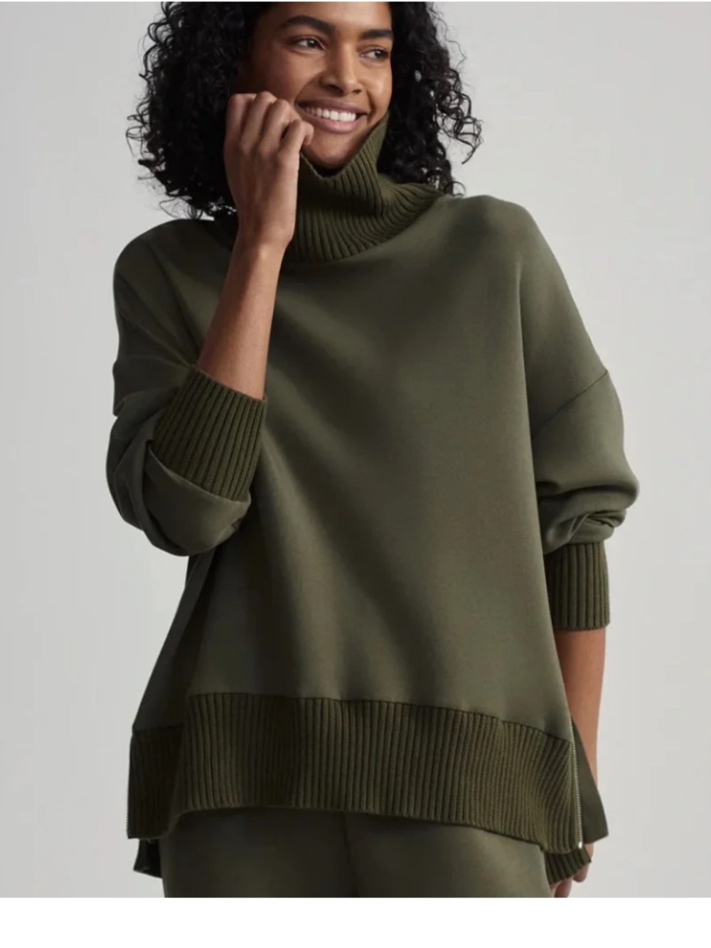 Varley Barker oversized double soft sweater
